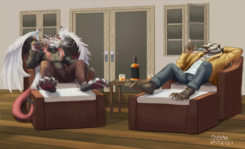 What do you think these two fellas are talking about?