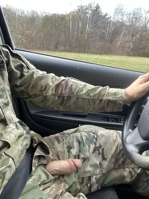 Whipped it out soft for the ride home