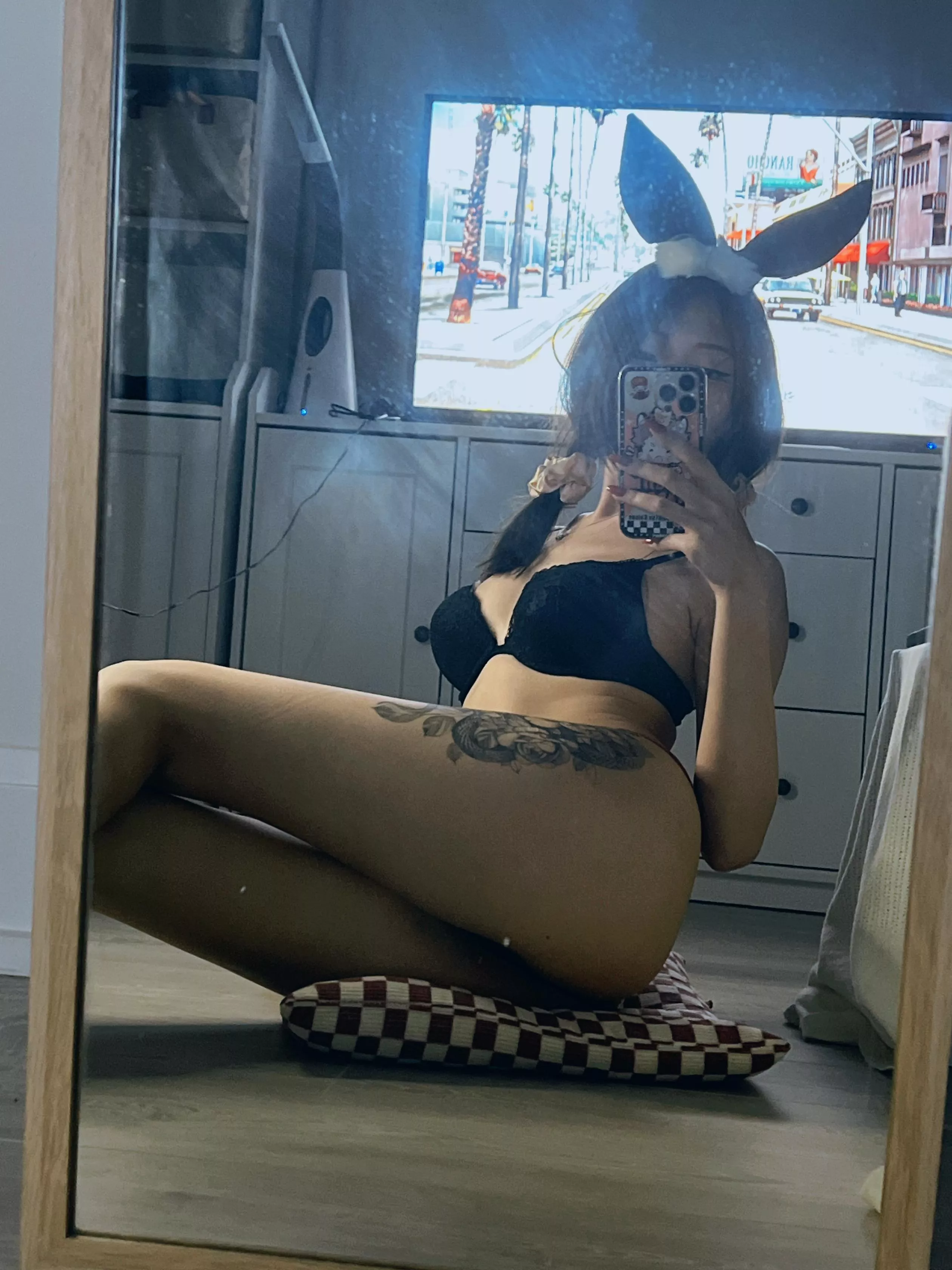 Why don't we get between our thighs?