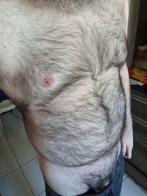 Would you like to feel my hairy body with your hands?