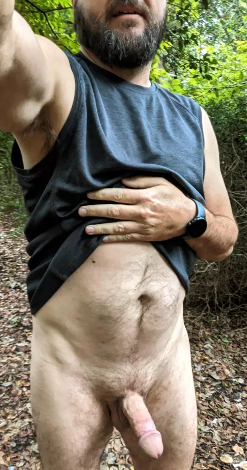 [45] Stopped for a little break while I was out exercising