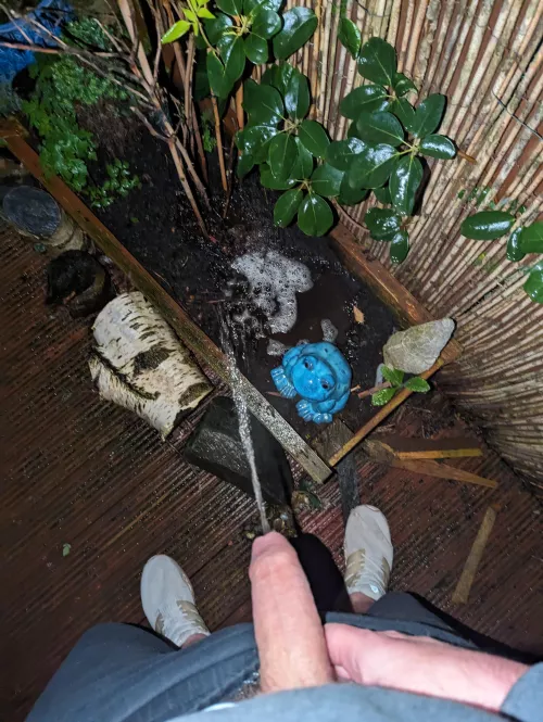 A late night al fresco one