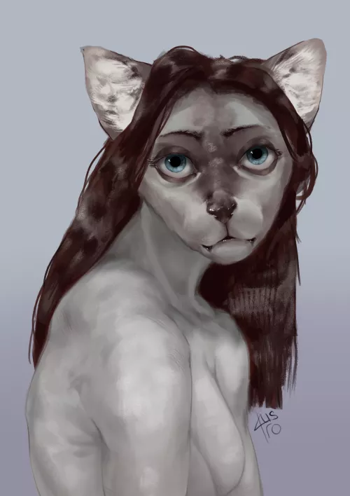 Canine Portrait [ art by me ]