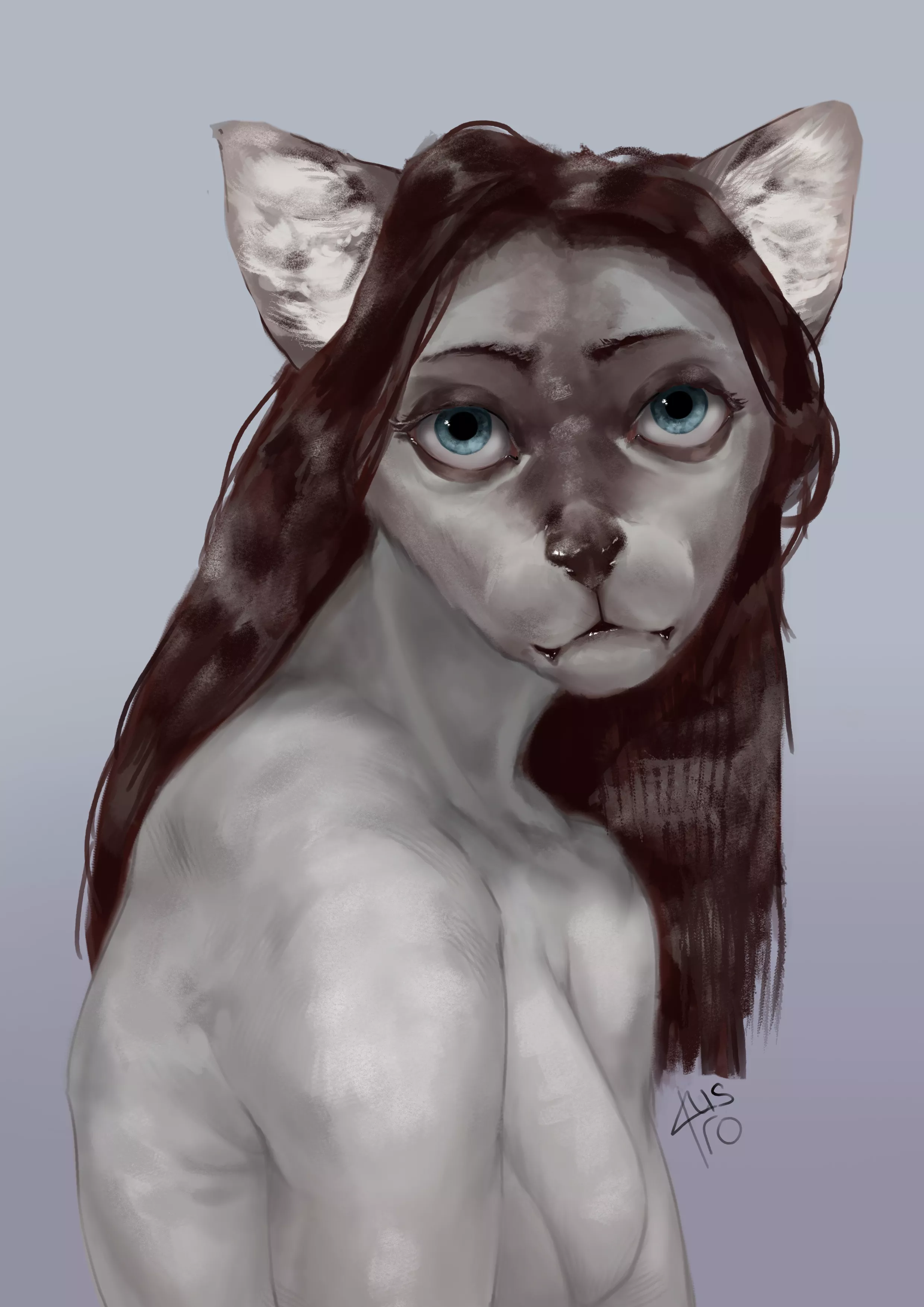 Canine Portrait [ art by me ]