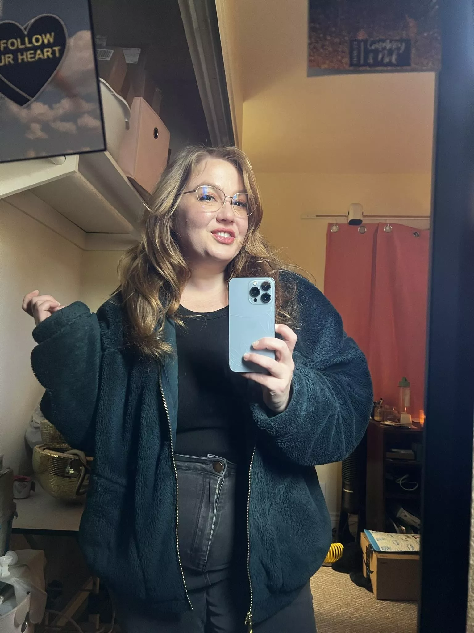 I love my big puffy jacket it's so comfy 🥺