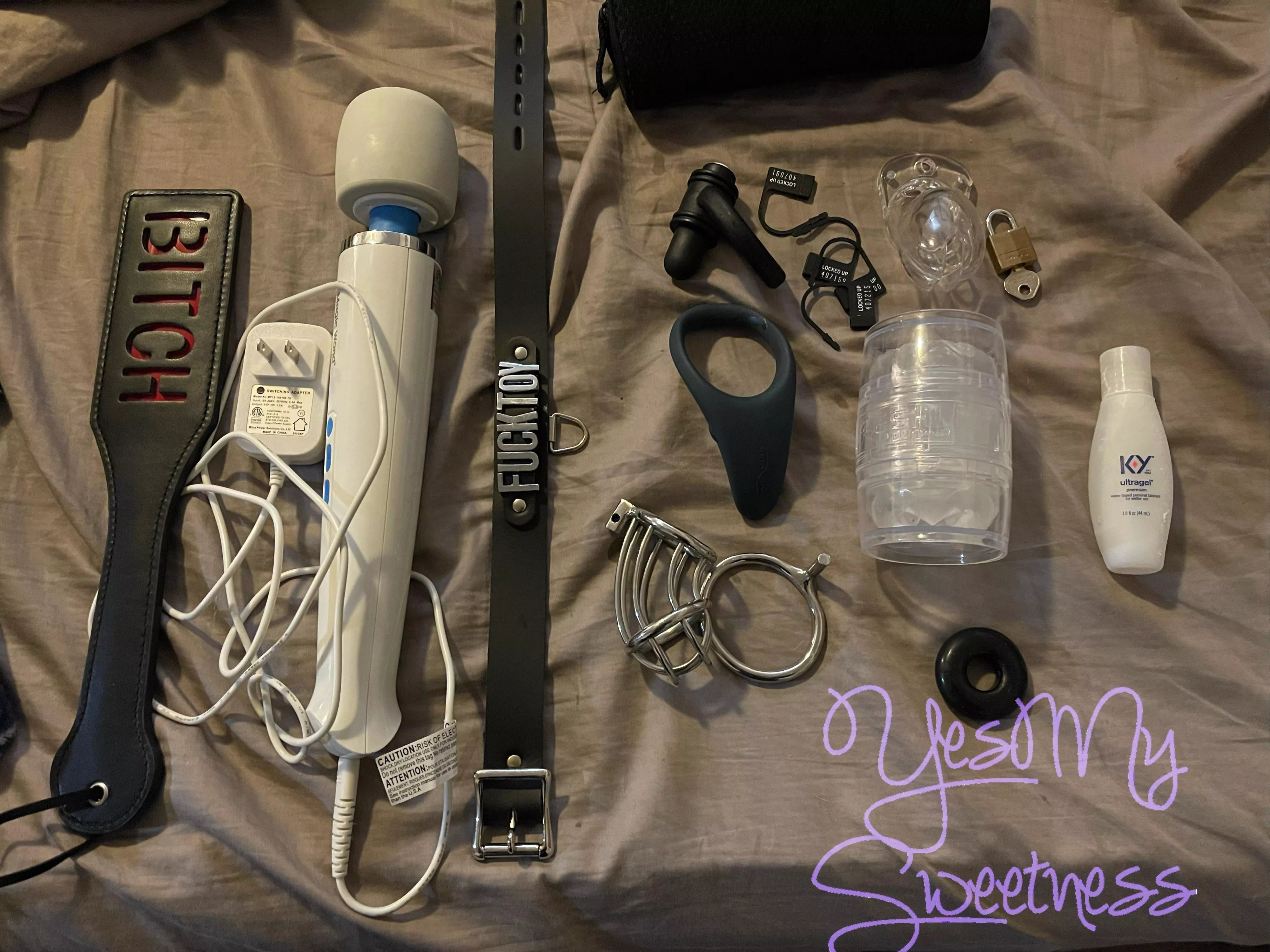 Just helping my subby hubby pack for his work trip.