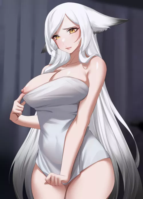 Kitsune Cruella invites you to her tits [WANDERER: Broken Bed]