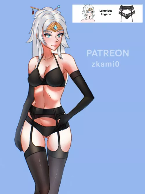 Lian in luxurios lingerie (zkami0, kami)