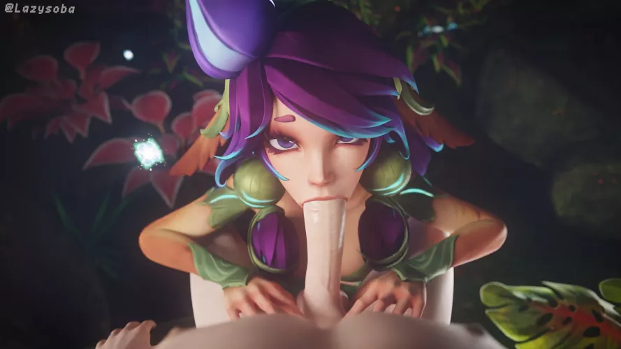 Lillia Blowjob. (LazySoba)