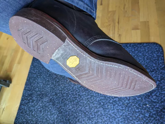 L.L. Bean Katahdins with Vibram 700 Tygum soles slippery after 7-years...