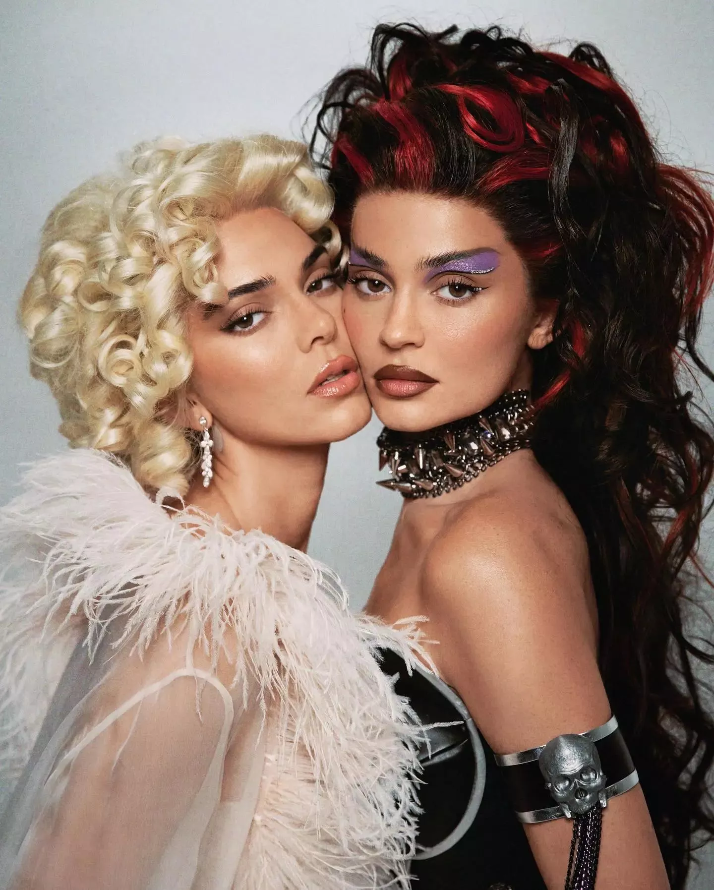 New IG post 2023 10/30 Kylie and Kendall as sugar and spice from batman forever for halloween