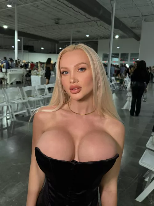 On the lips or on the tits?