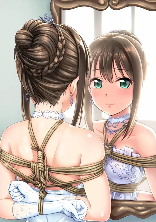 She’s ready for the big day. Today she will marry her master