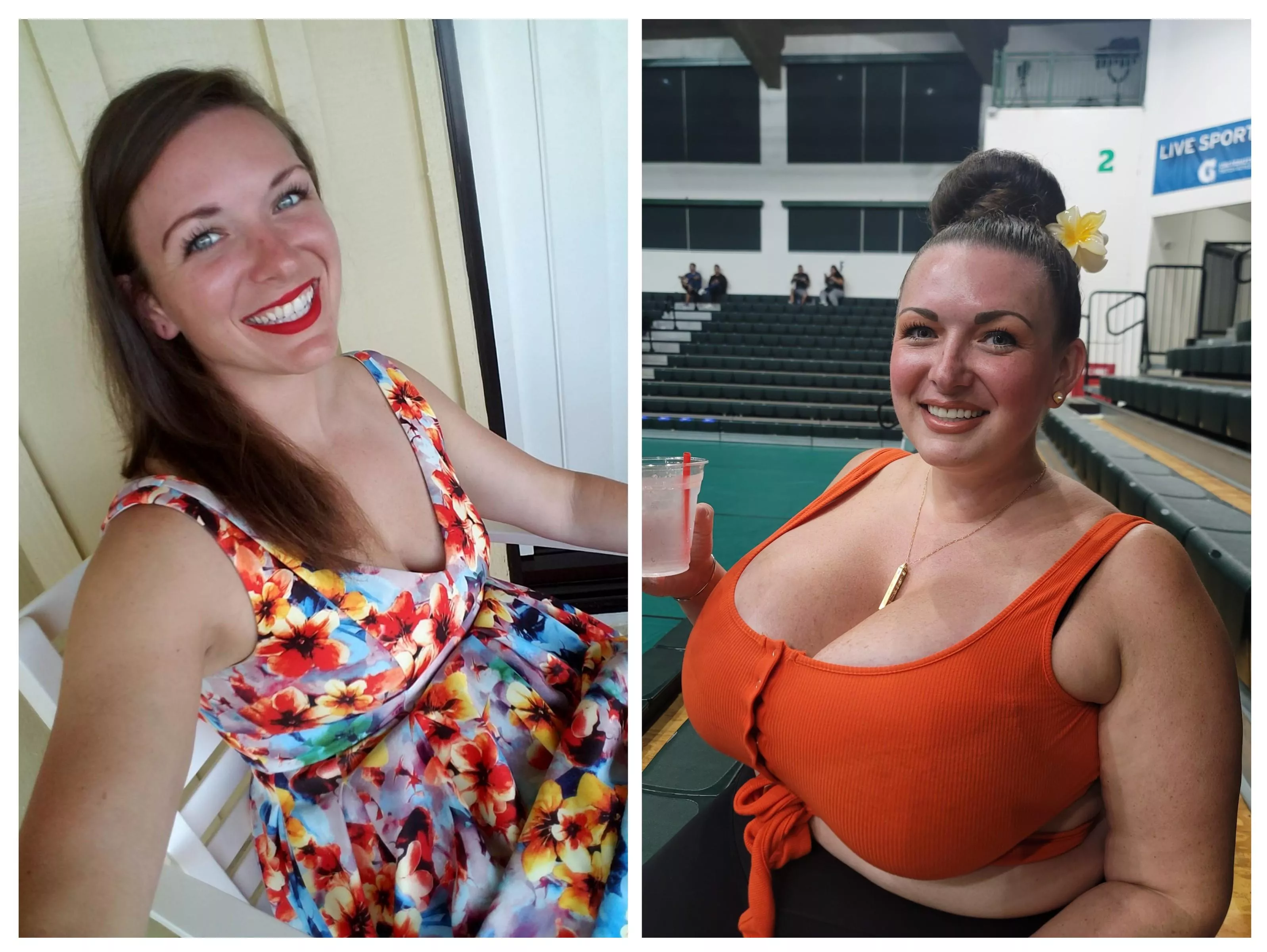 Such a big difference. Going bigger in 39 days.