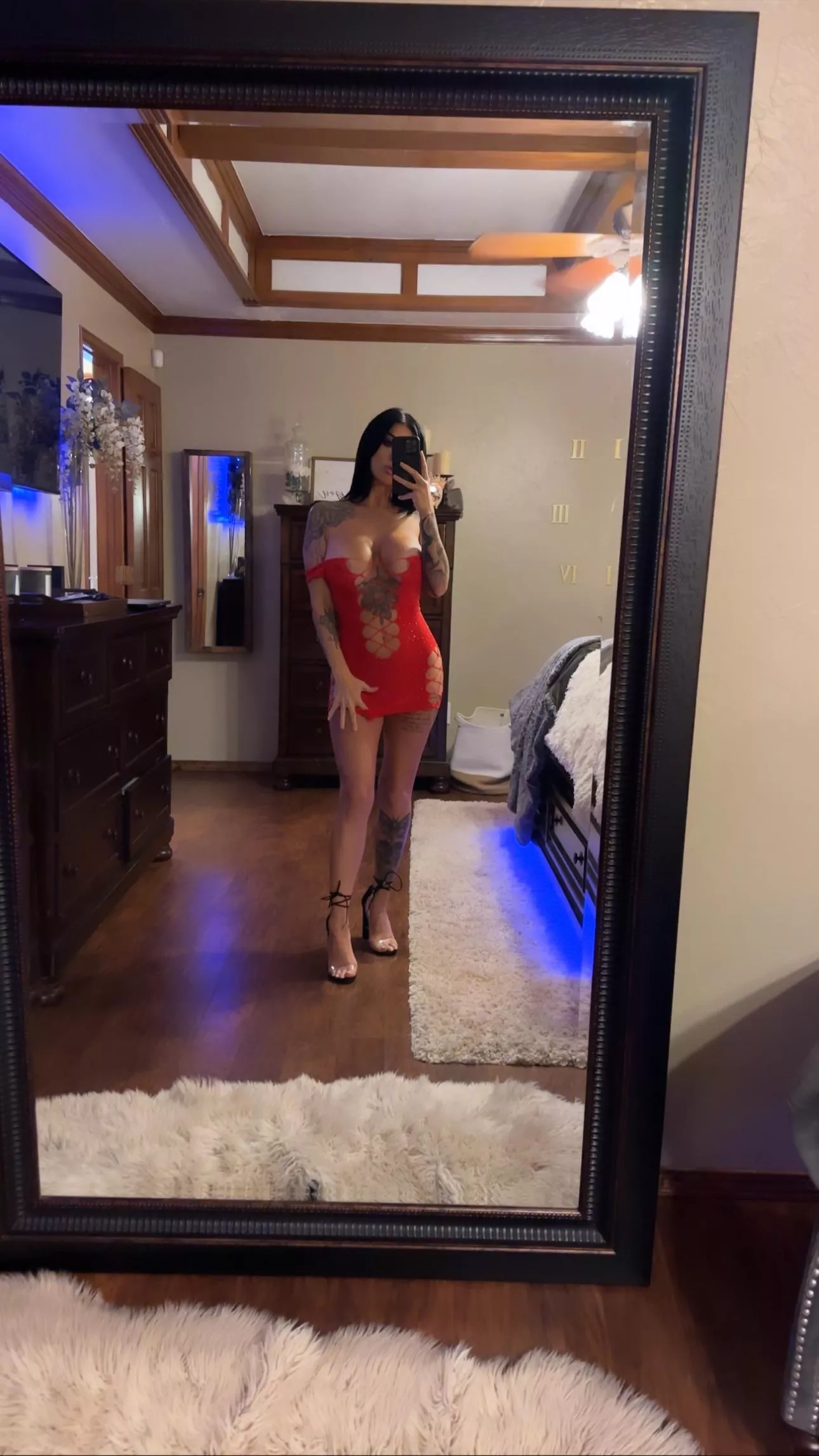 Tell me honestly… How long would it take for me to model this dress for you before you were rock hard?