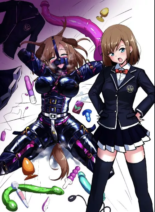 The new Girl is mad since you didn’t do the homework so you show her what happens to people who pick a fight with you…