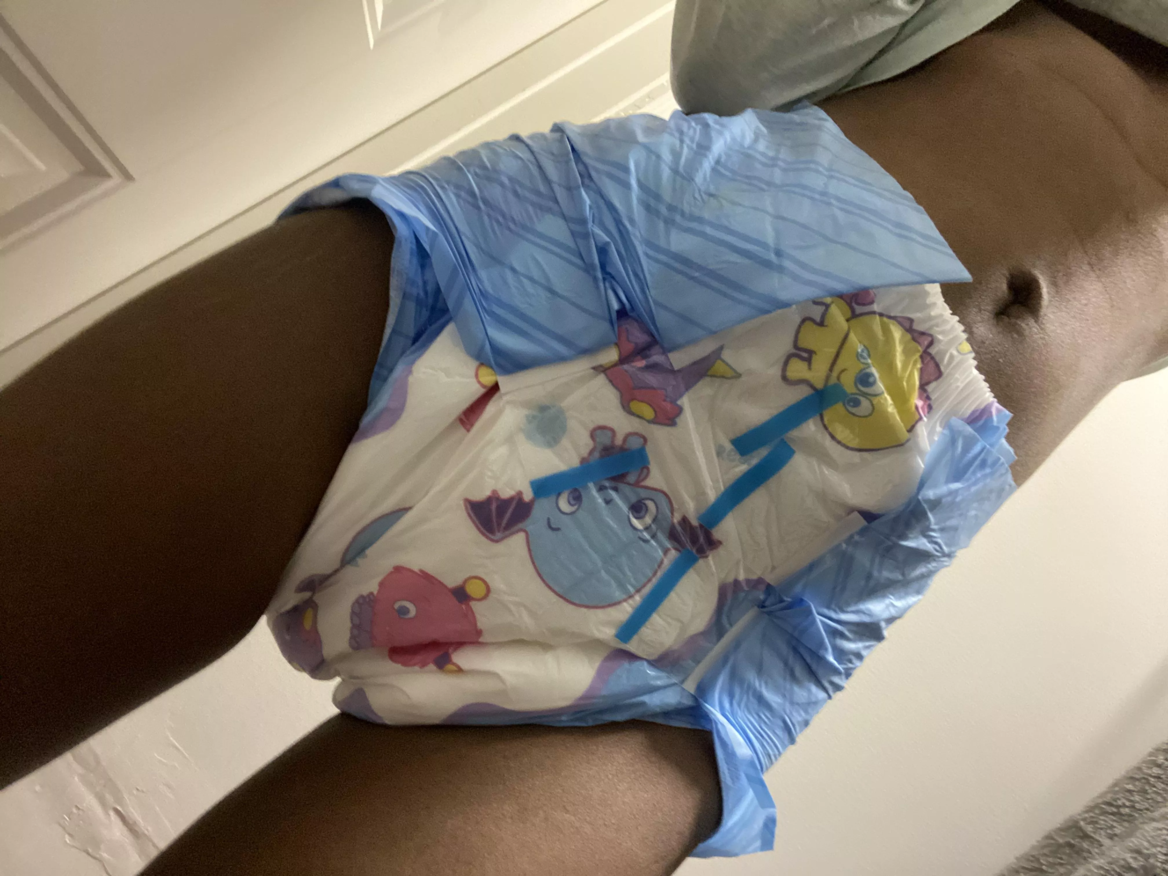 Wearing Diapers is like sitting on a cloud ☁️, so soft & warm 😊