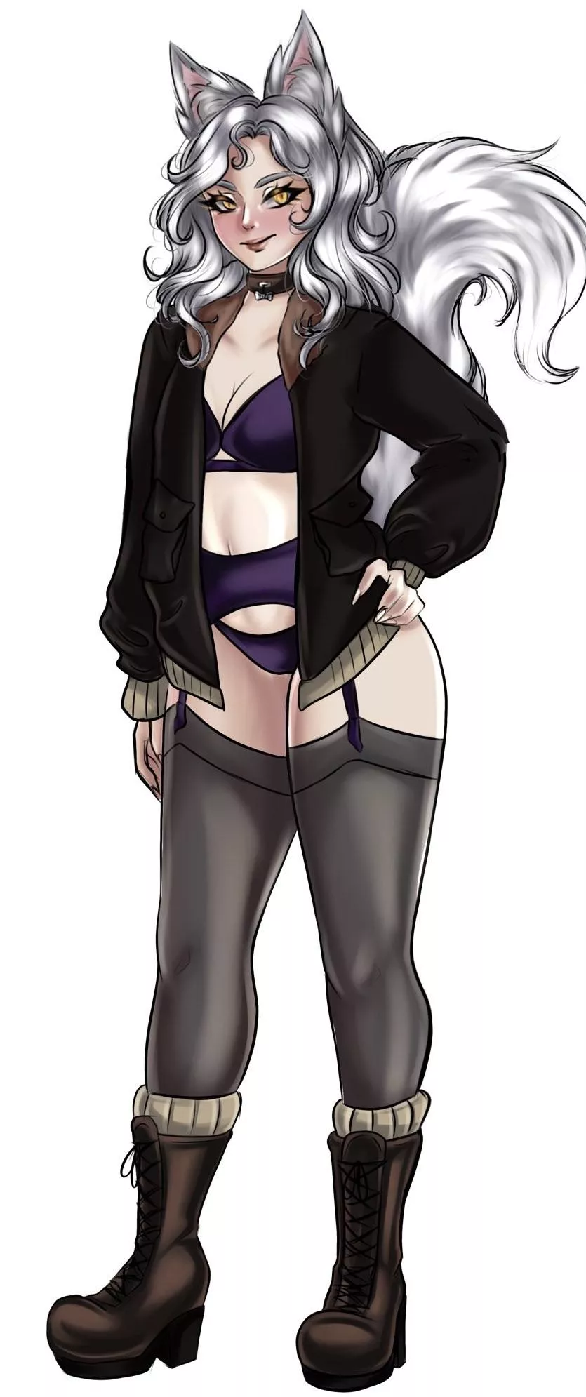 Wolf Girl Fighter Pilot