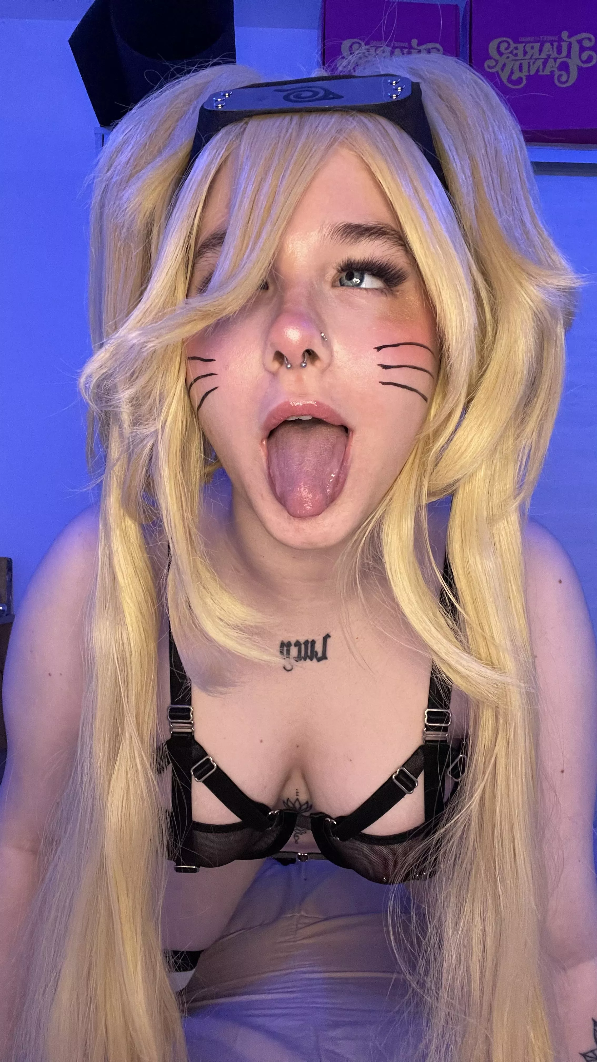 Ahegao by Foxy as Naruto.