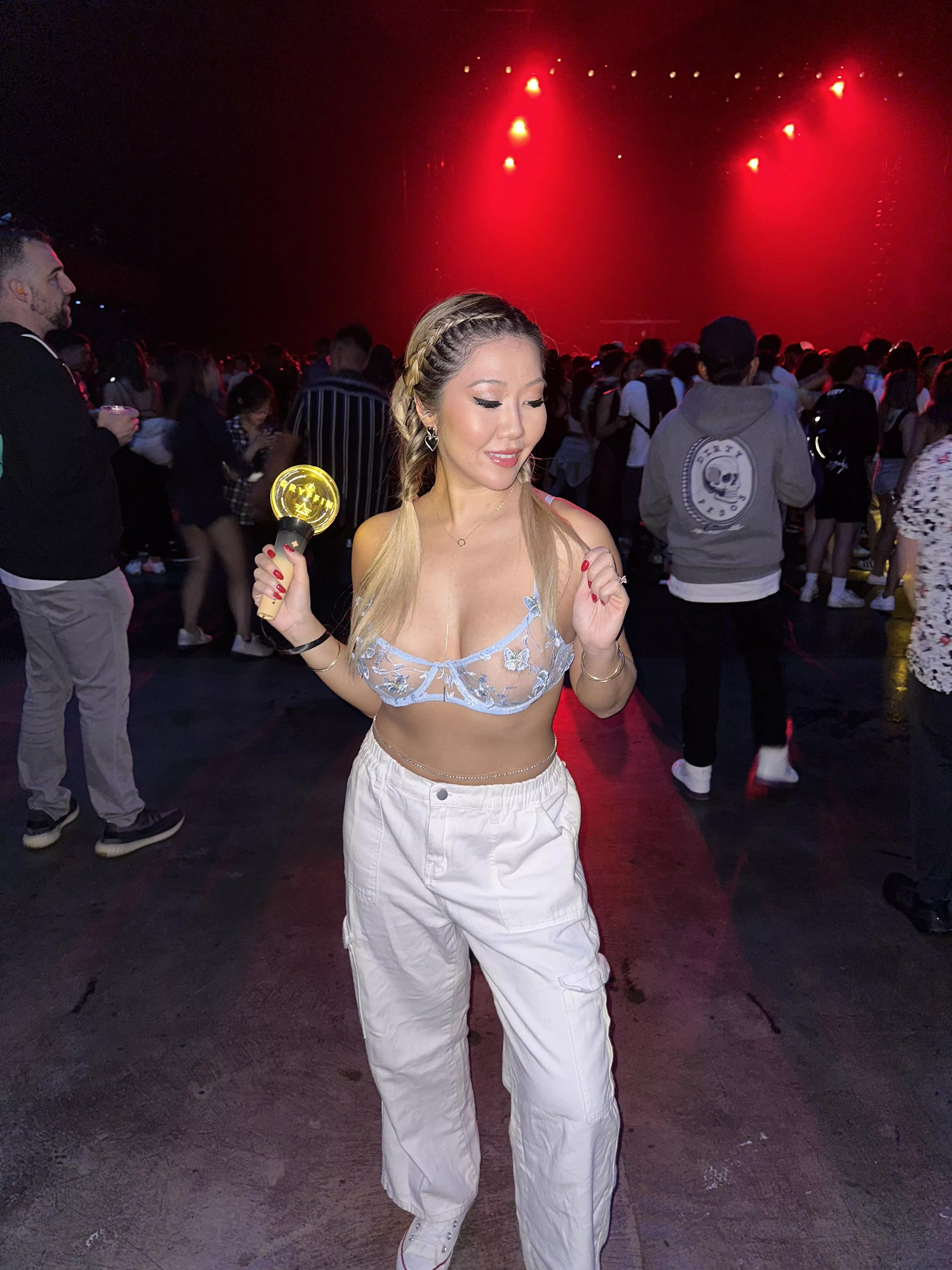 Butterflies got in the way