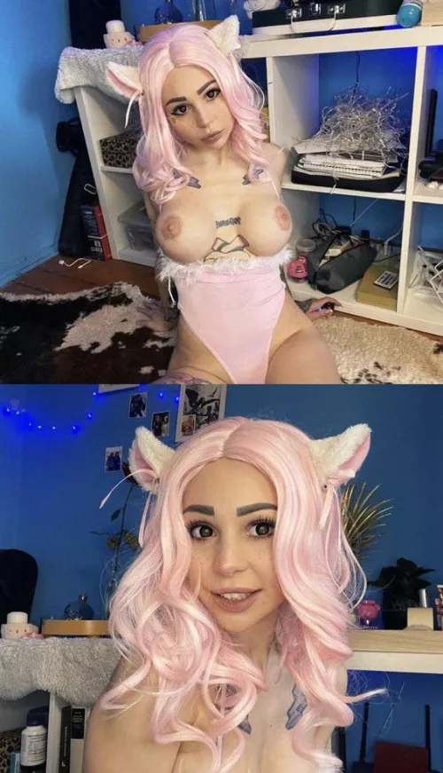 Catgirl say meow