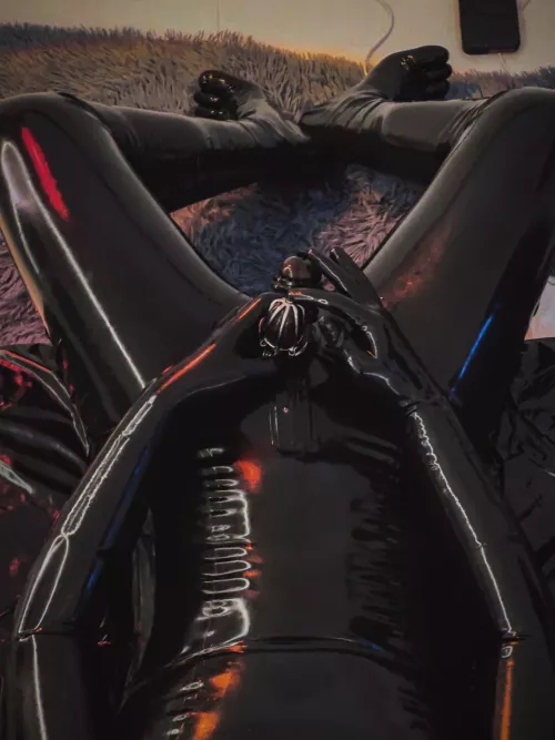 Do you like caged rubber slave?