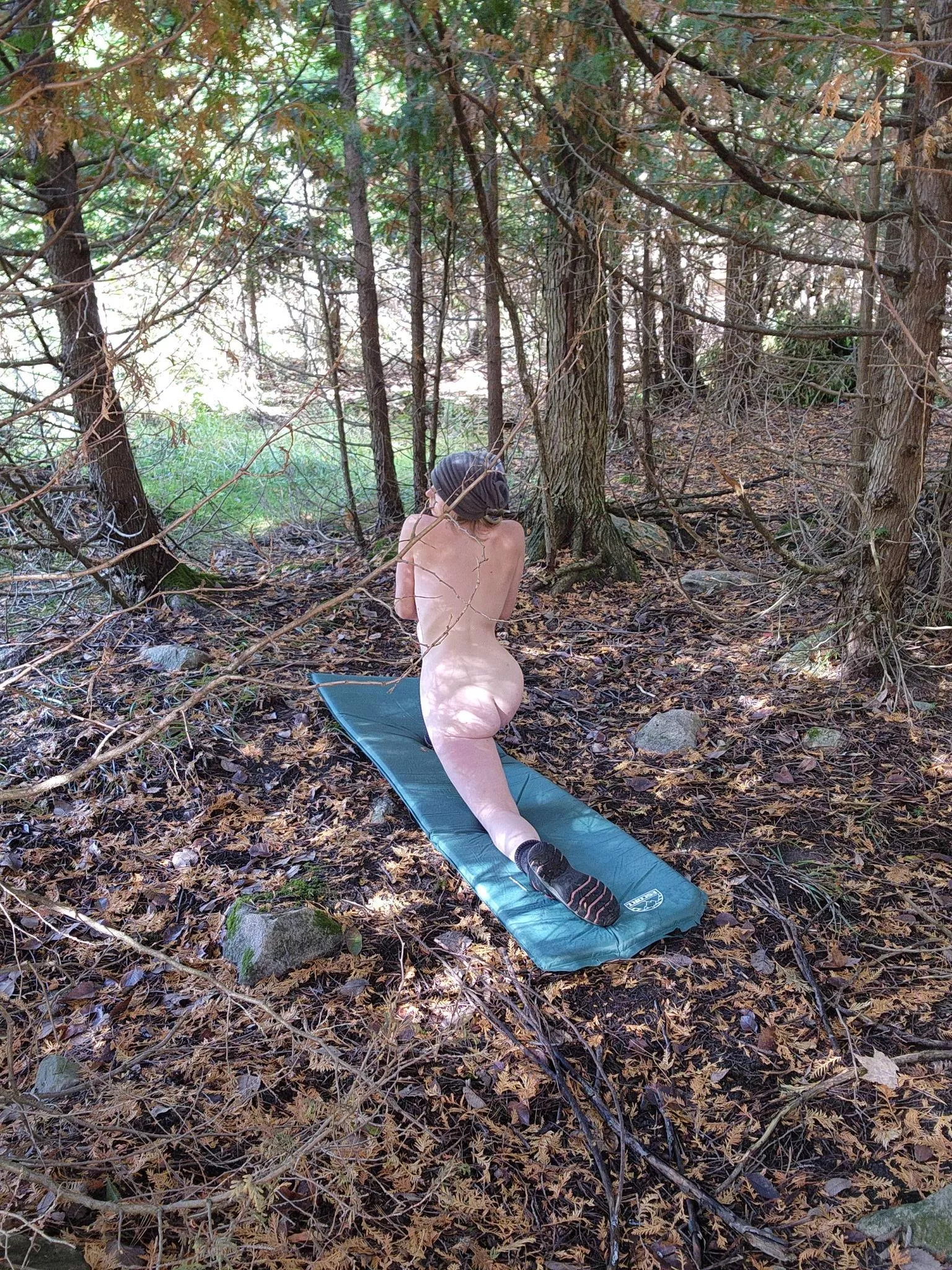 feel that stretch and then push deeper