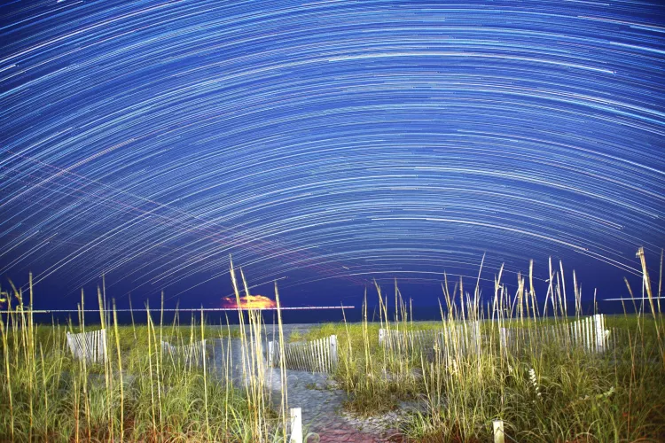 Holden Beach, NC - Star Trails