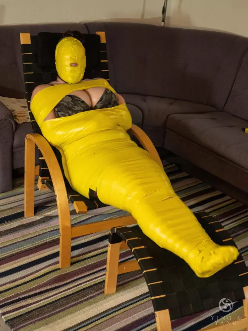 Mummified in the vacation home.