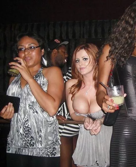 Popping out in the club