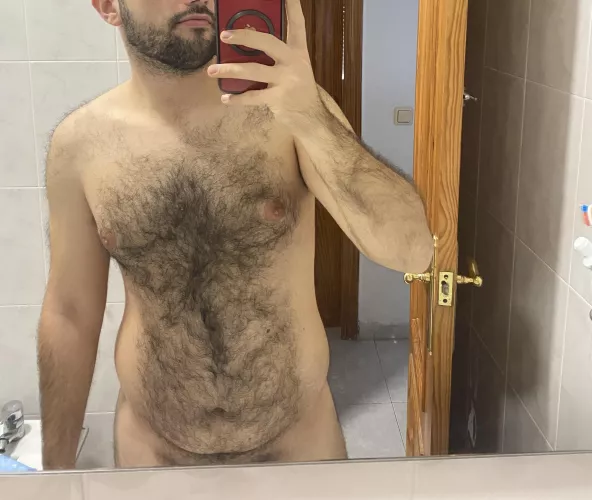Really love how hairy I am at 24
