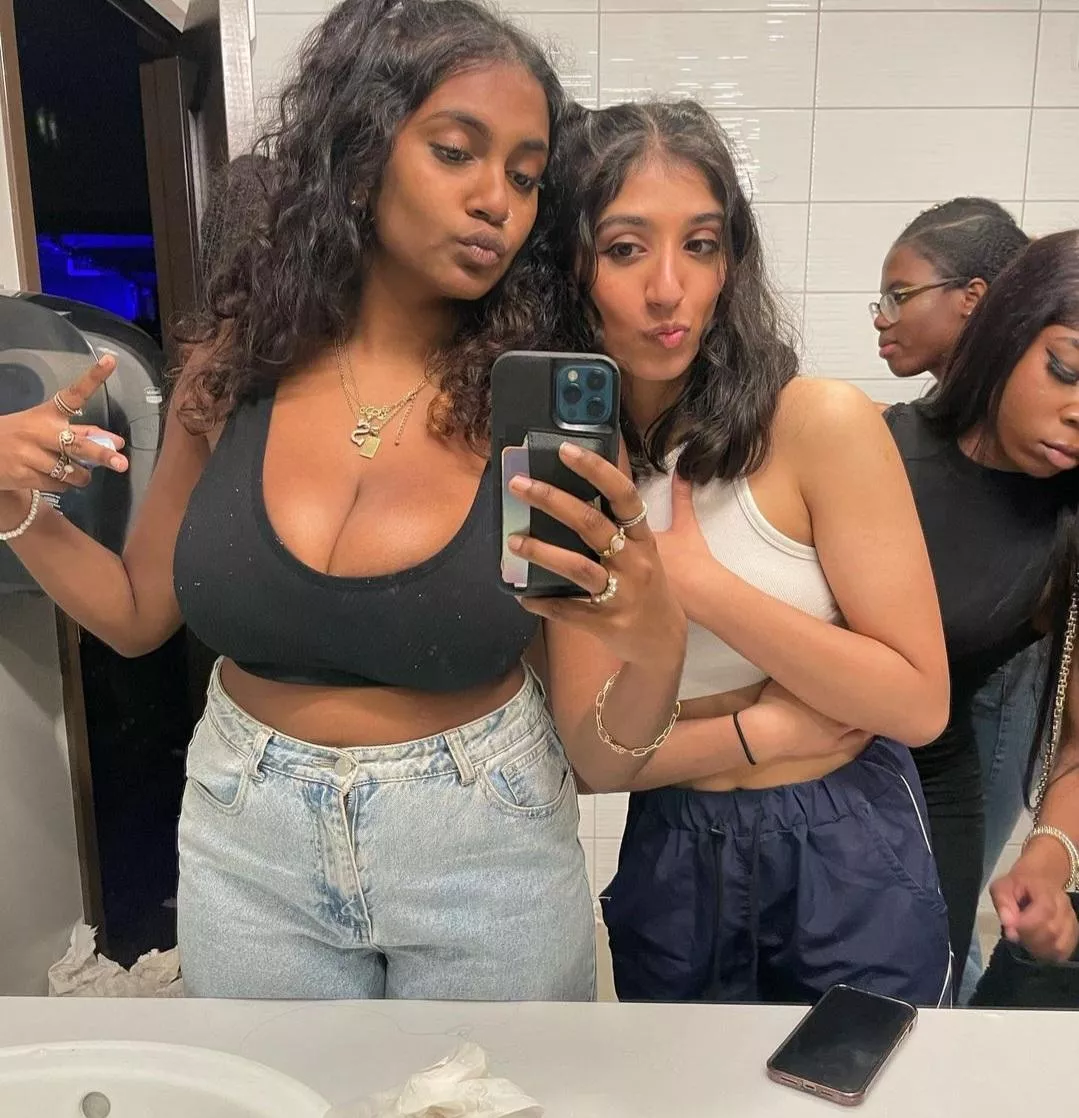 So outclassed by her friend she's trying to cover up.