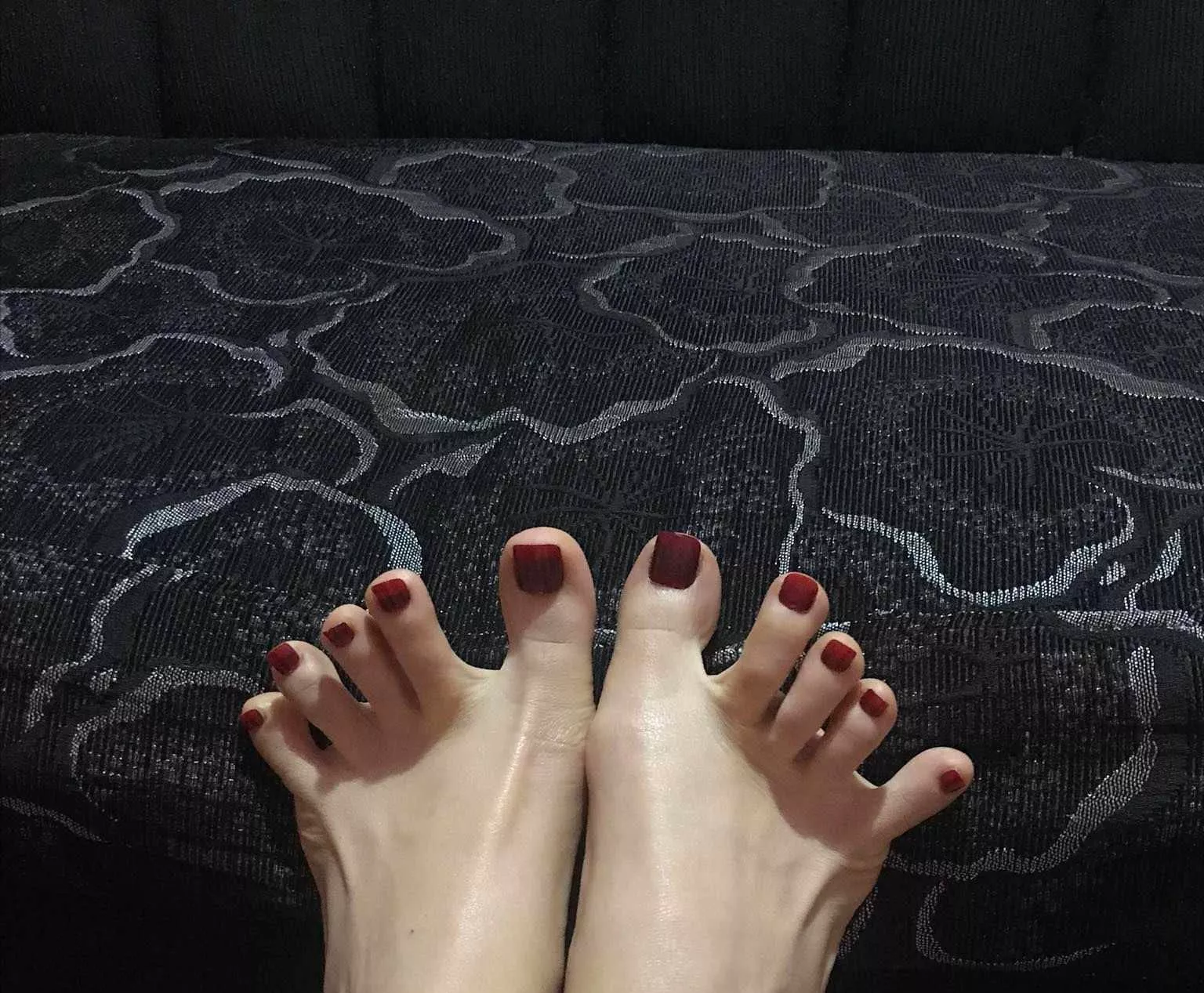 What are you going to do if I spread my toes like this in your face?