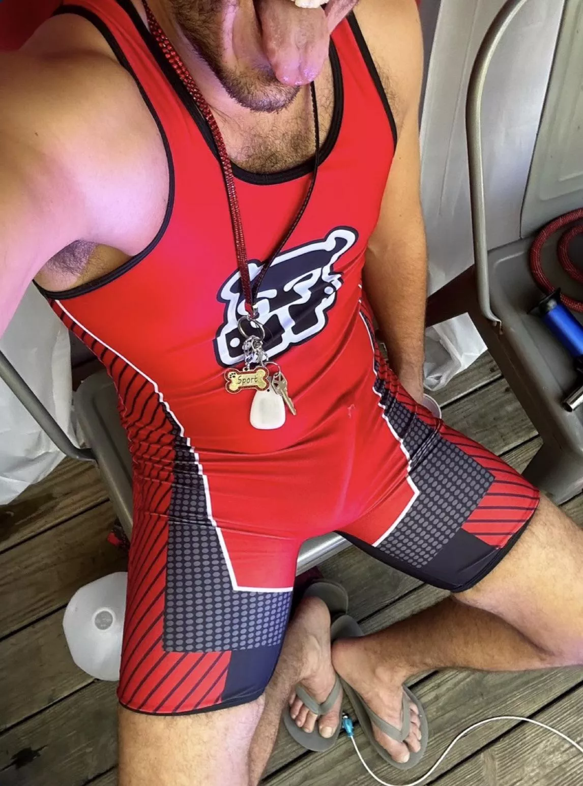 28M Pup Sport, love my Cellblock13 singlet!