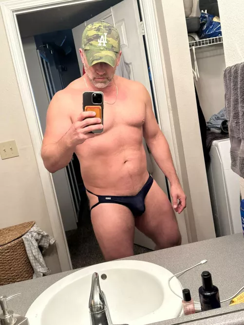 A bisexual dad who's realized he's leaning more towards being gay. Bring on the jockstraps! [45]