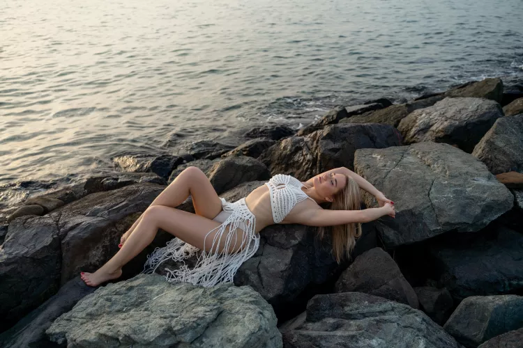 Am I sexy laying on my back with this dress?