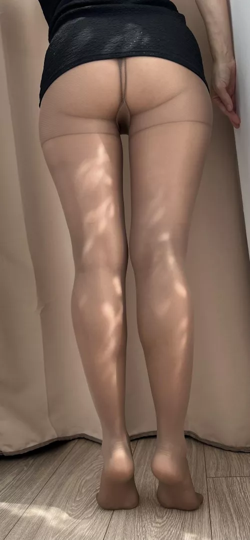 Feeling so sexy in my nylons