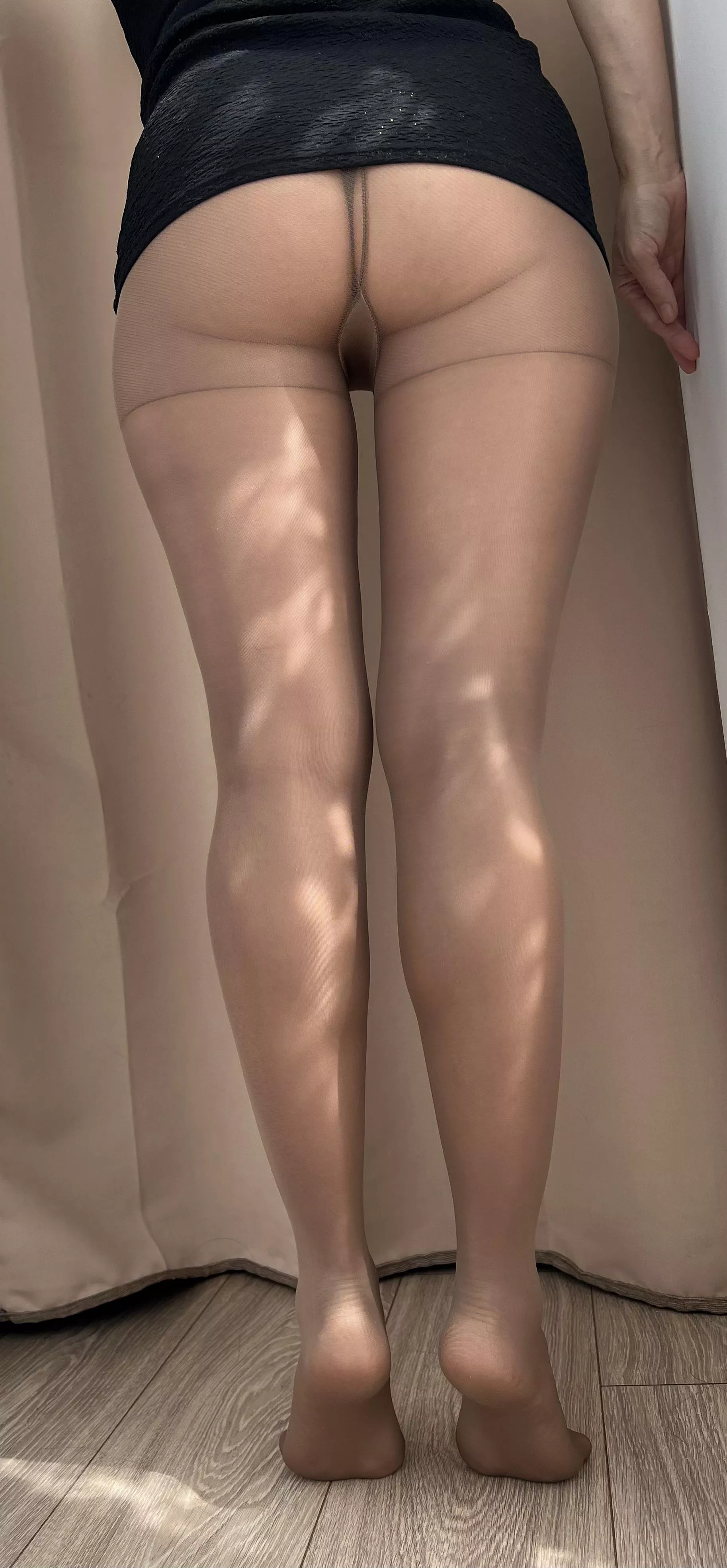 Feeling so sexy in my nylons