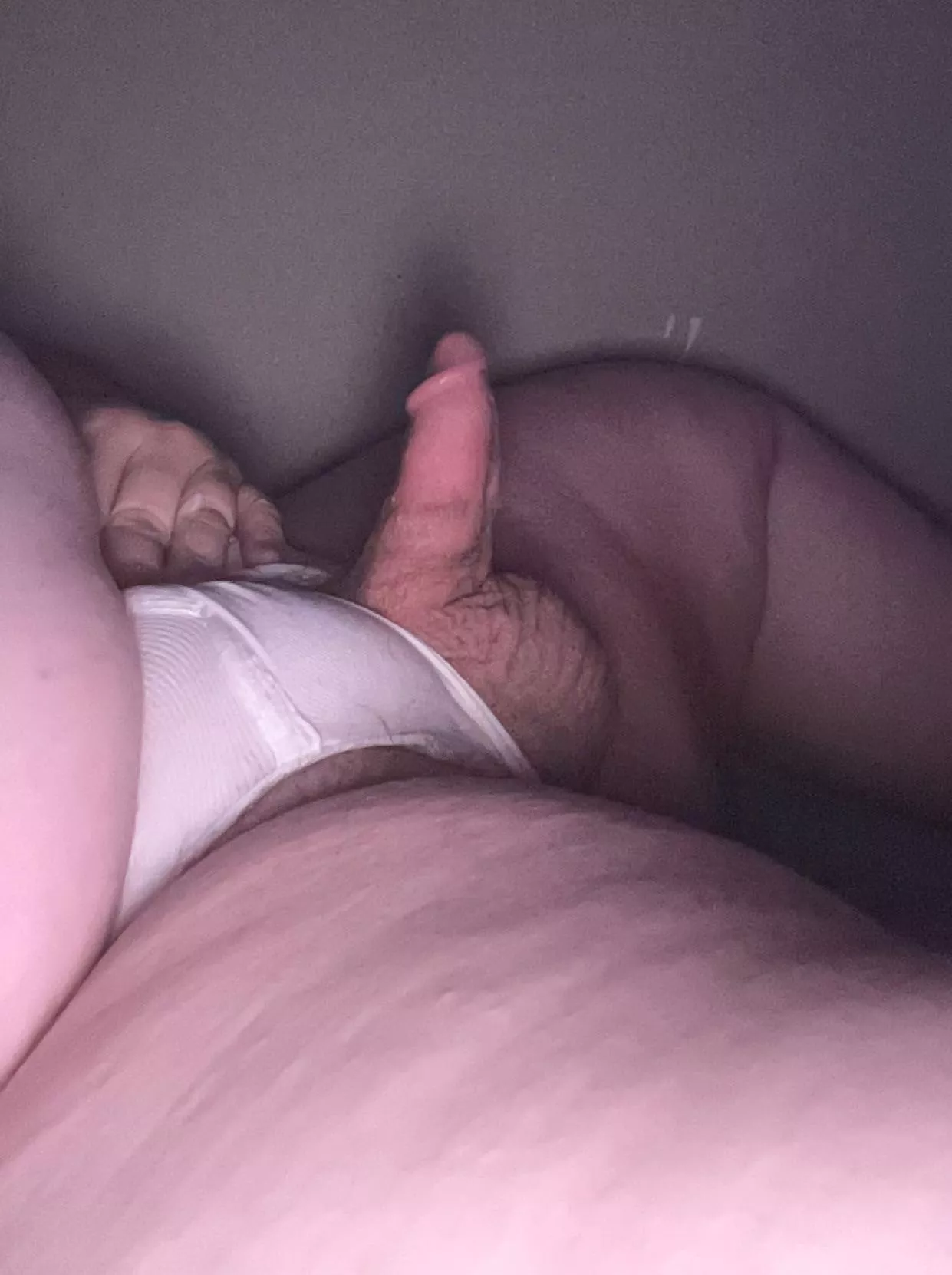 first time wearing tighty whities