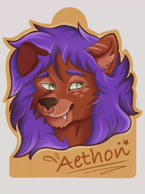 Furry badge trade I did!