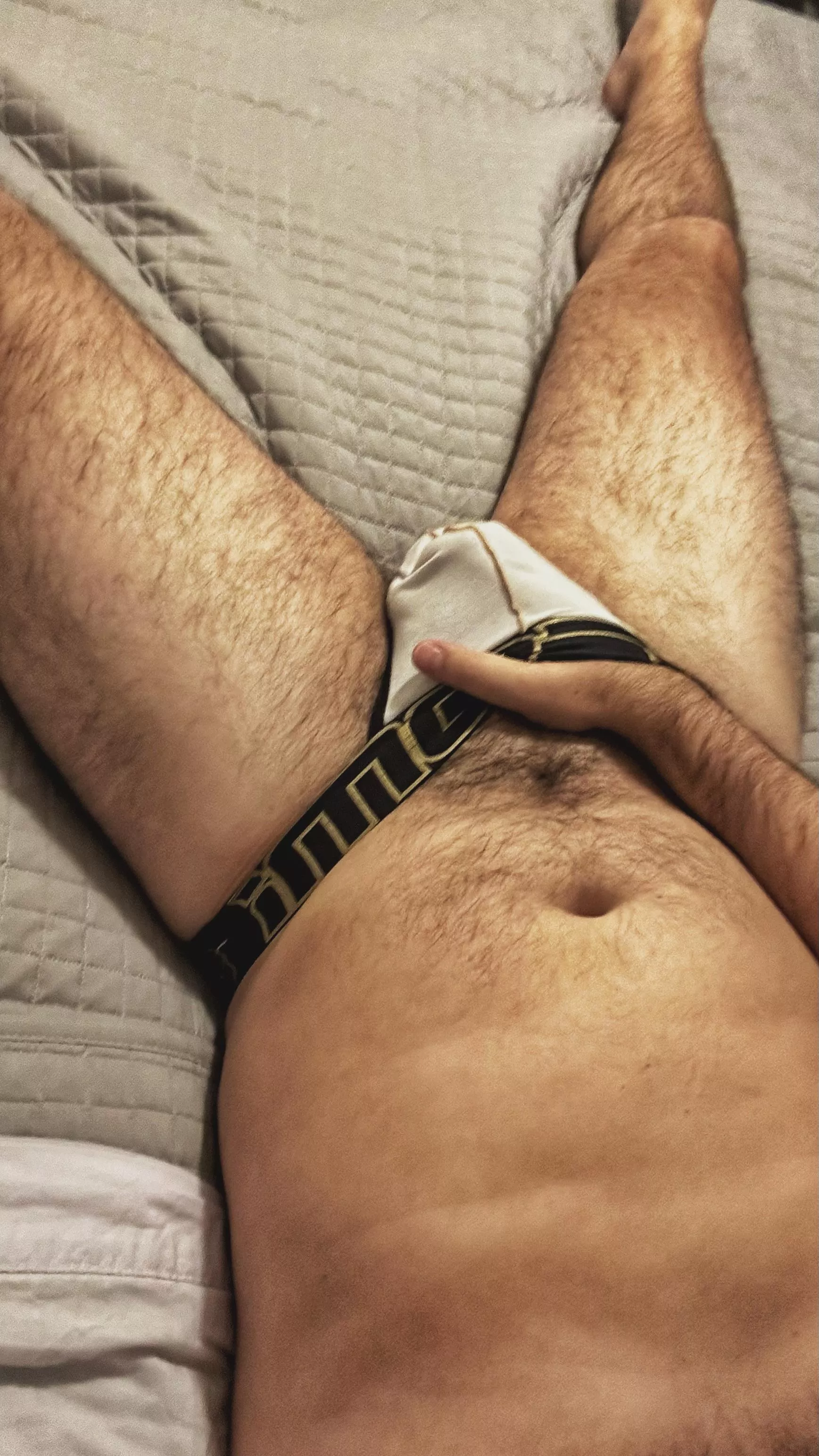 I just want to lay here for a while, you gonna give me a hand? [44]