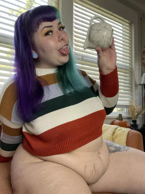 Im thinking we fill me up with gravy.. lots of gravy 🥵