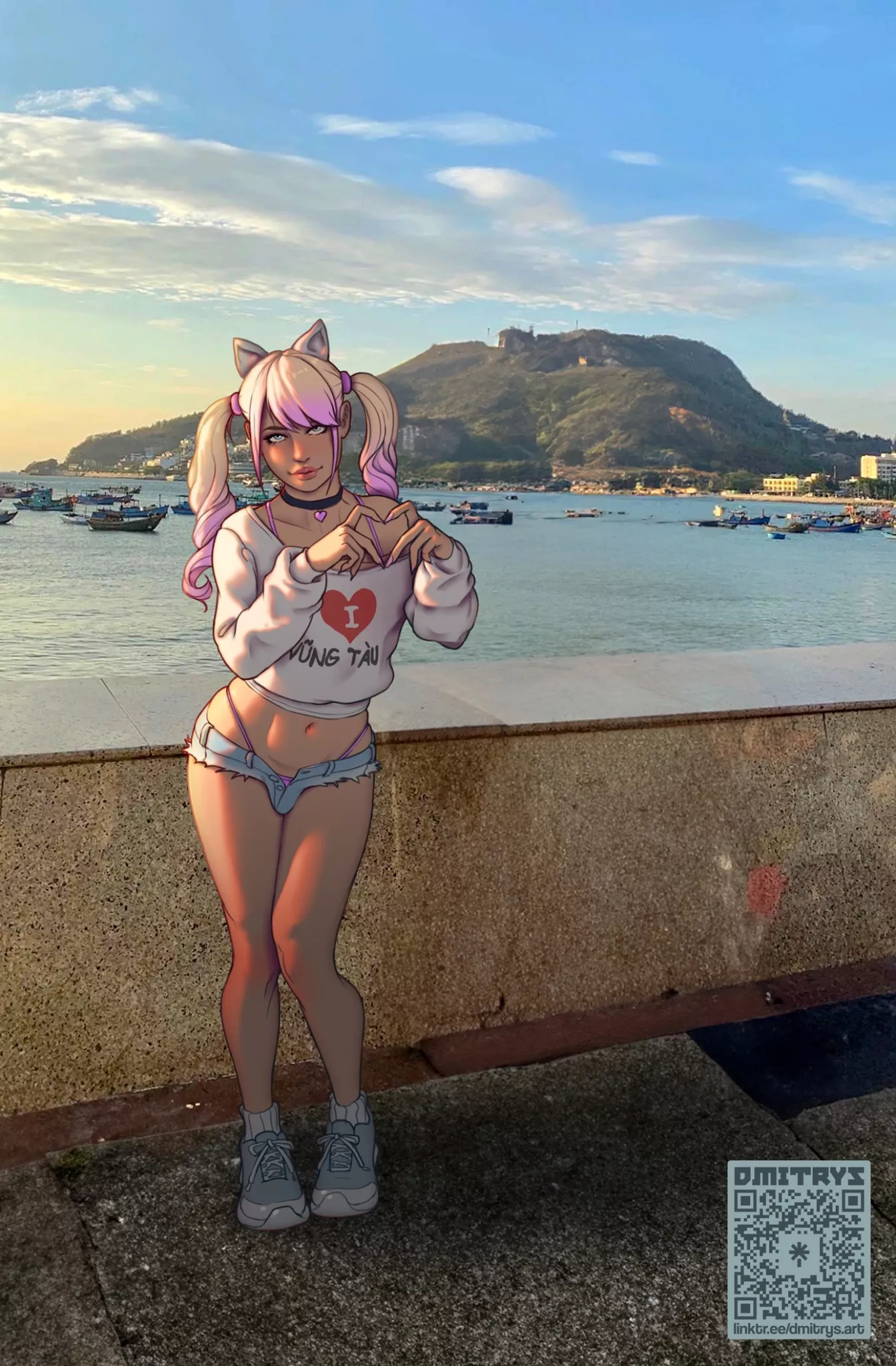 Peach on vacay (Dmitrys)