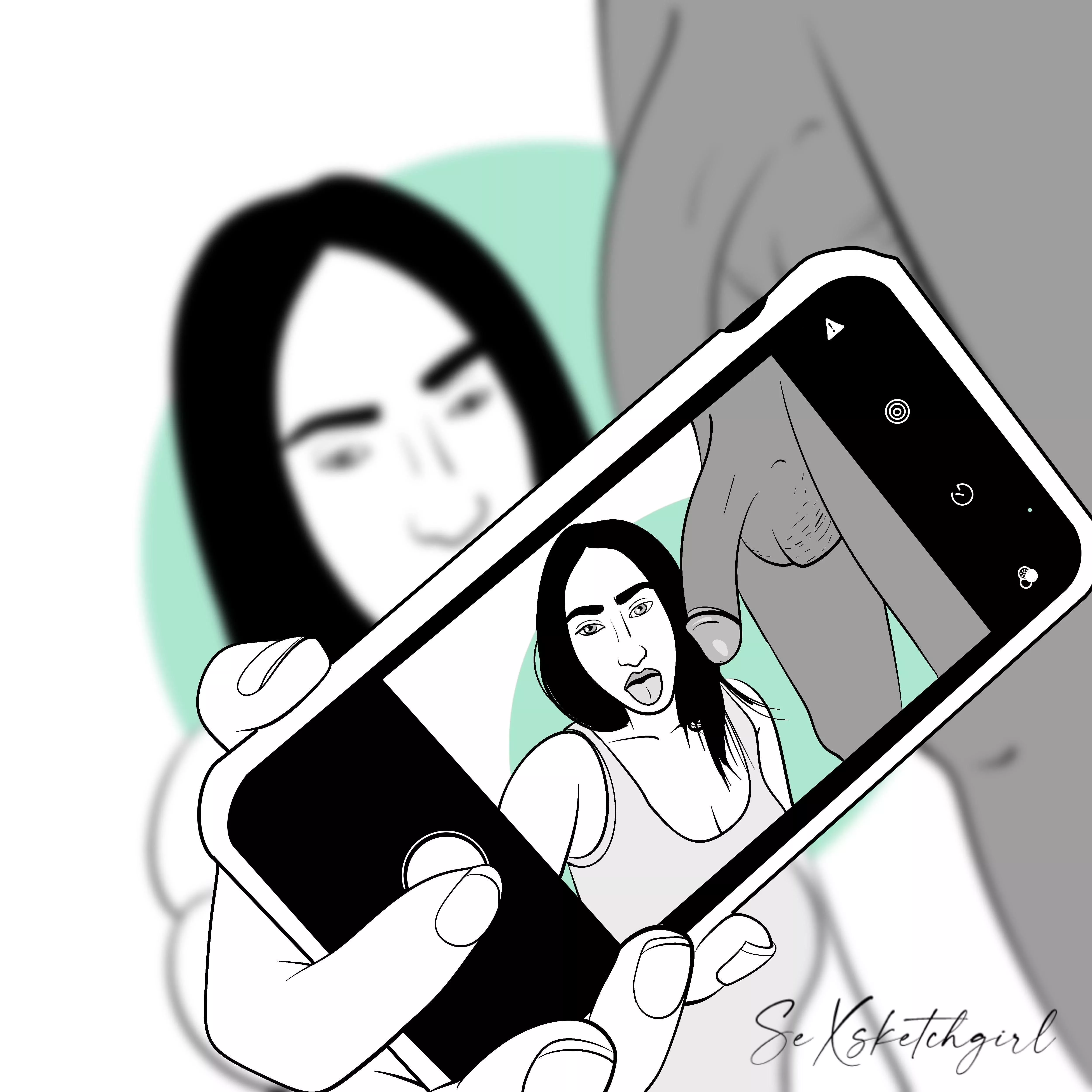 Selfie (by Sexsketchgirl)