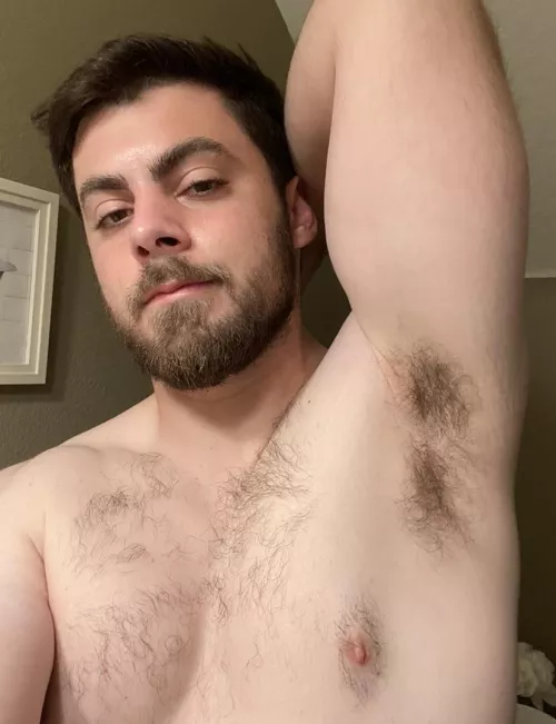 So much arm pit for you to bury your face in