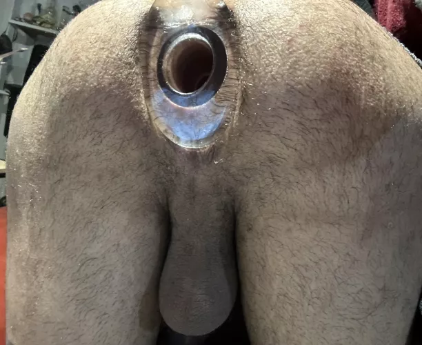 Stretching to fist myself shortly