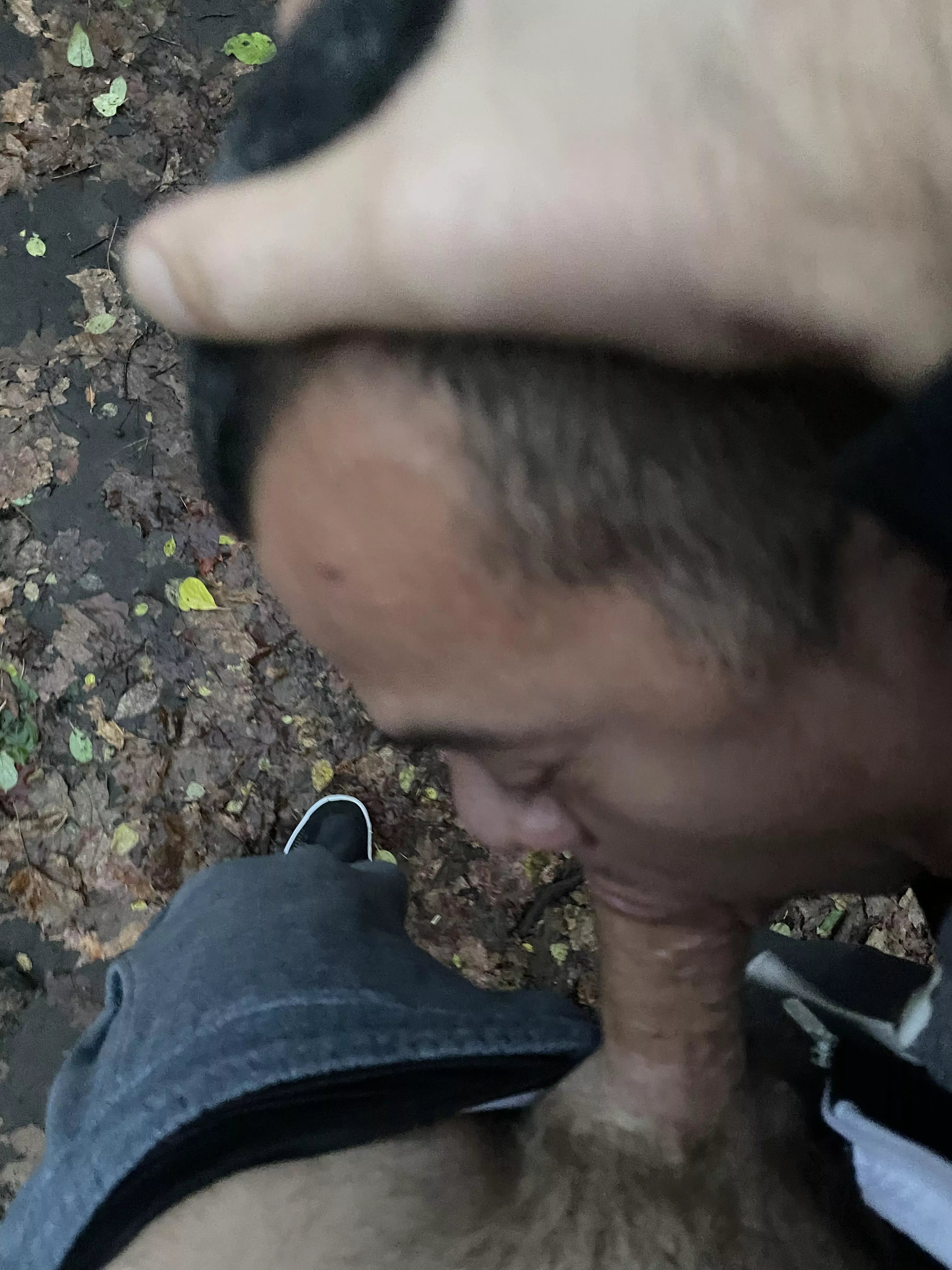 This construction worker always sucks my dick on the trail and I don’t even know his name…