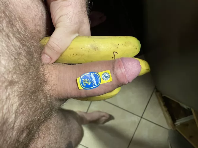 What do you prefer? A pink banana aged (43) years or a normal yellow banana?