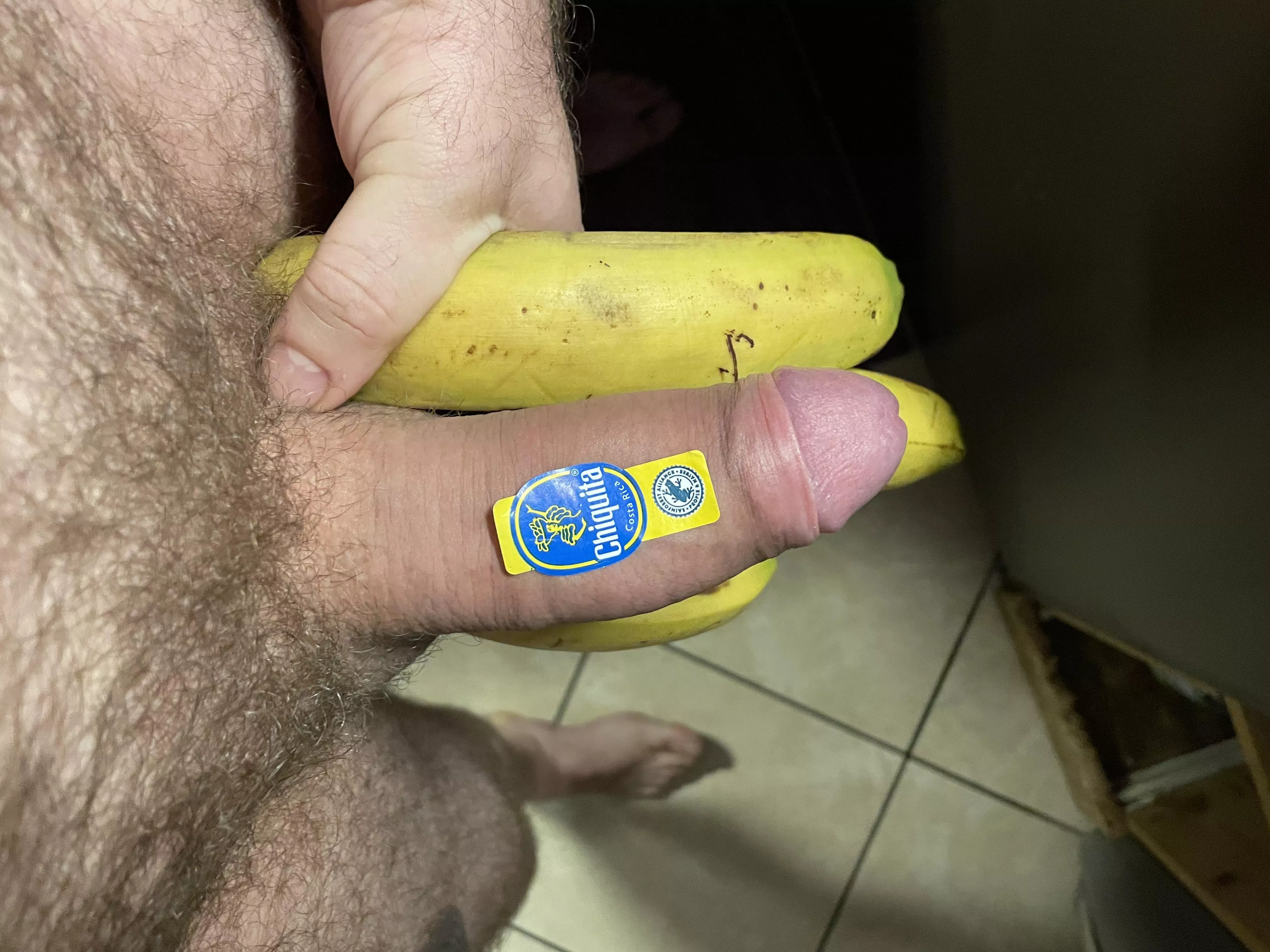 What do you prefer? A pink banana aged (43) years or a normal yellow banana?