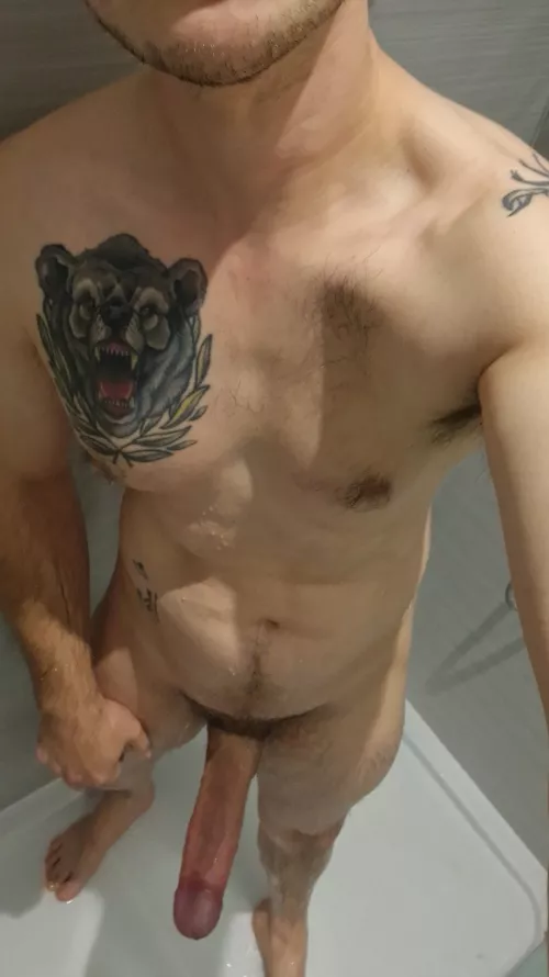 You walked in on me in the shower again, oops?